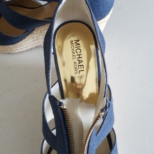 SOLD!!!  denim wedges